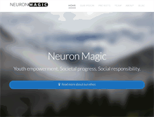 Tablet Screenshot of neuronmagic.com